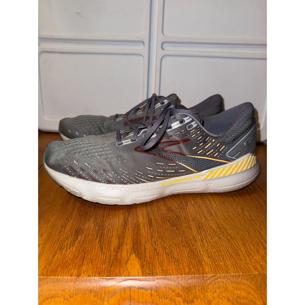 Brooks Glycerin GTS 20 1103831D034 Mens Sneaker 13 D Gray Athletic Running Shoes